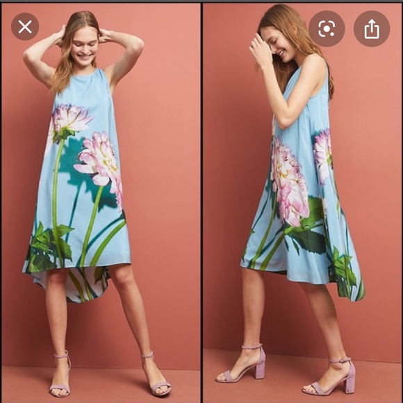 Anthropologie Dresses & Skirts - NWT Anthropologie Photorealistic silk dress